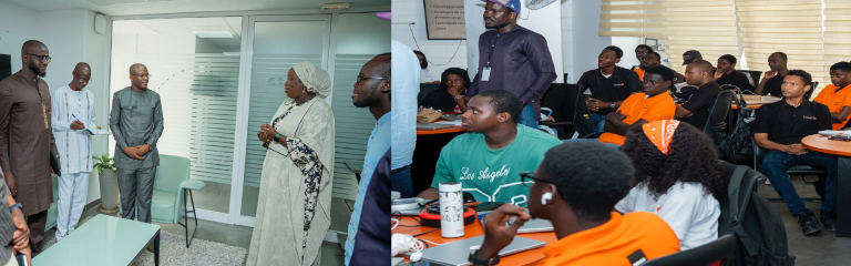 Visite de Orange Digital Center par une équipe du CNFPLF