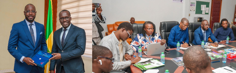 Visite de courtoisie et de travail au quotidien Le Soleil