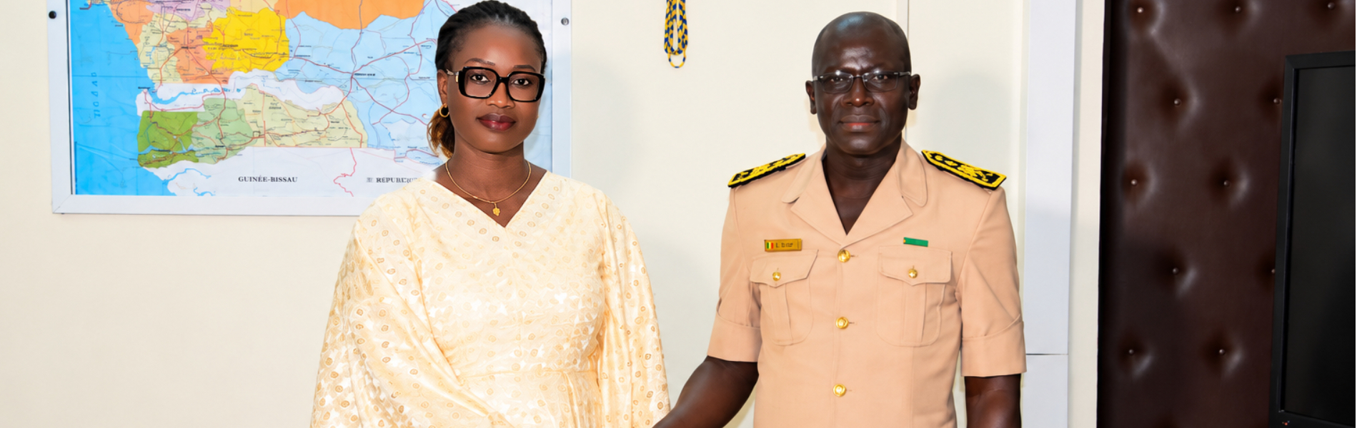 Visite de courtoisie de la Directrice générale du CNFPLF auprès du Gouverneur de la région de Ziguinchor