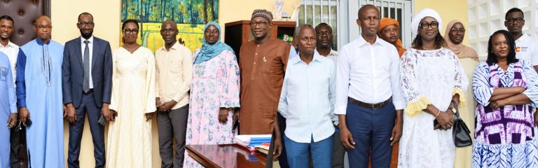 La Directrice générale du CNFPLF s’entretient avec les présidents de Conseil départemental de Ziguinchor et d’Oussouye