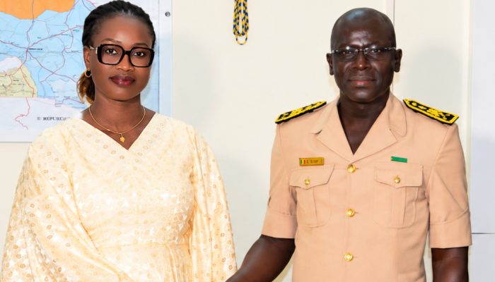 Visite de courtoisie de la Directrice générale du CNFPLF auprès du Gouverneur de la région de Ziguinchor